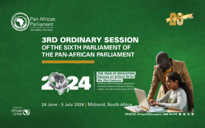 Ordinary Session of the Pan-African Parliament to evaluate progress in building resilient education systems in Africa
